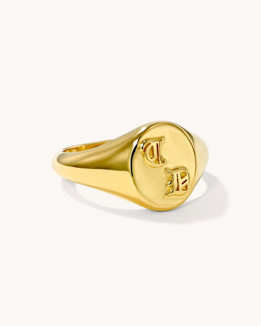 Stainless Steel Letter D Initial Royal Monogram Engraved Engraved Square  Flat Top Biker Style Polished Signet Ring - Walmart.com
